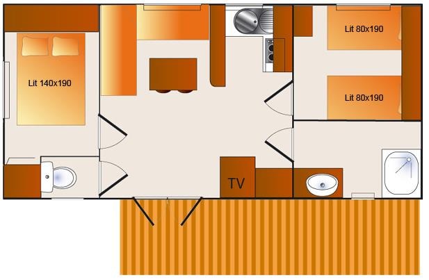 Casa Mobile 3 Camere