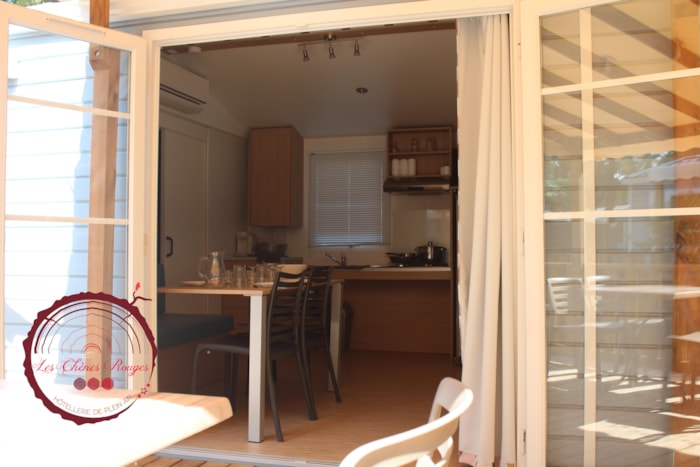 Casa Mobile Le Rouge Confort 35M² (2 Camere) + Aria Condizionata + Tv + 1 Auto + Adatto Alle Persone Diversamente Abili