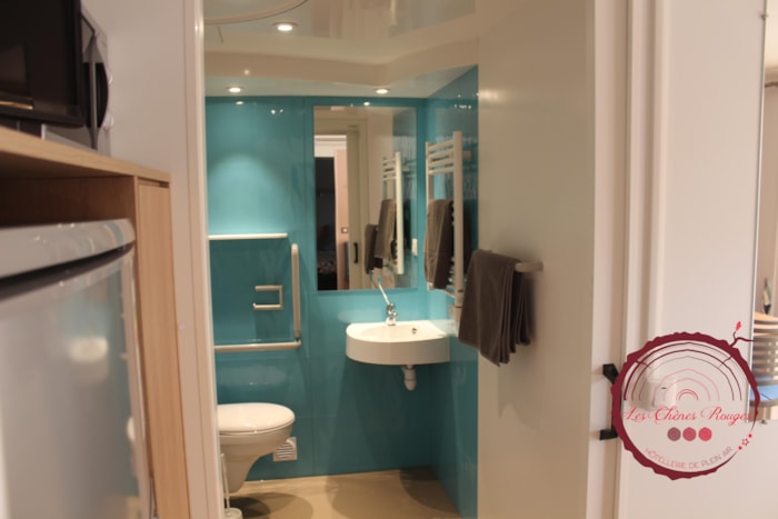 Casa Mobile Le Rouge Confort 35M² (2 Camere) + Aria Condizionata + Tv + 1 Auto + Adatto Alle Persone Diversamente Abili