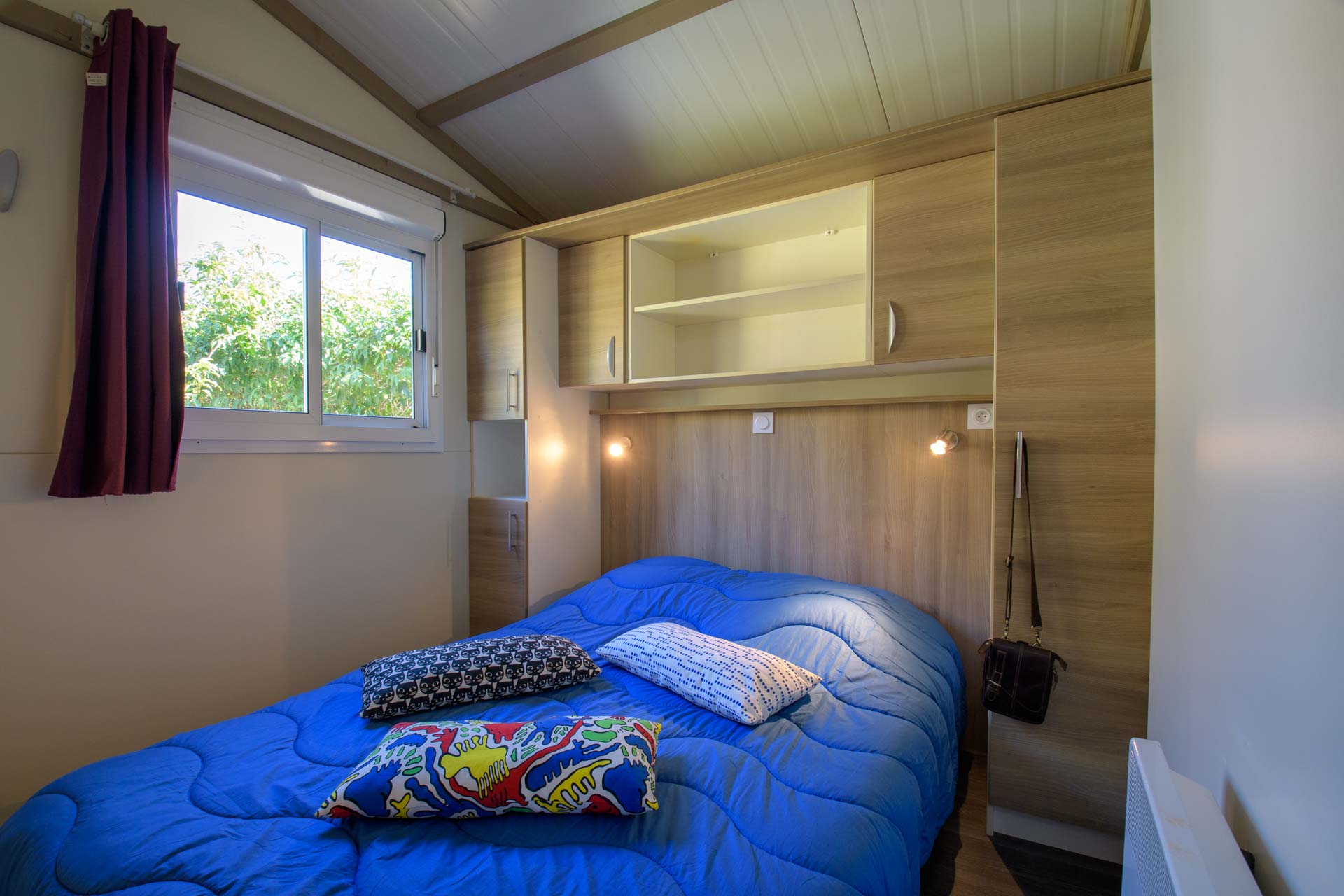 Alojamiento - Chalet Samoa 30M² / 3 Habitaciones - Aire Acondicionado / Terraza Cubierta - Camping LA VIEILLE FERME
