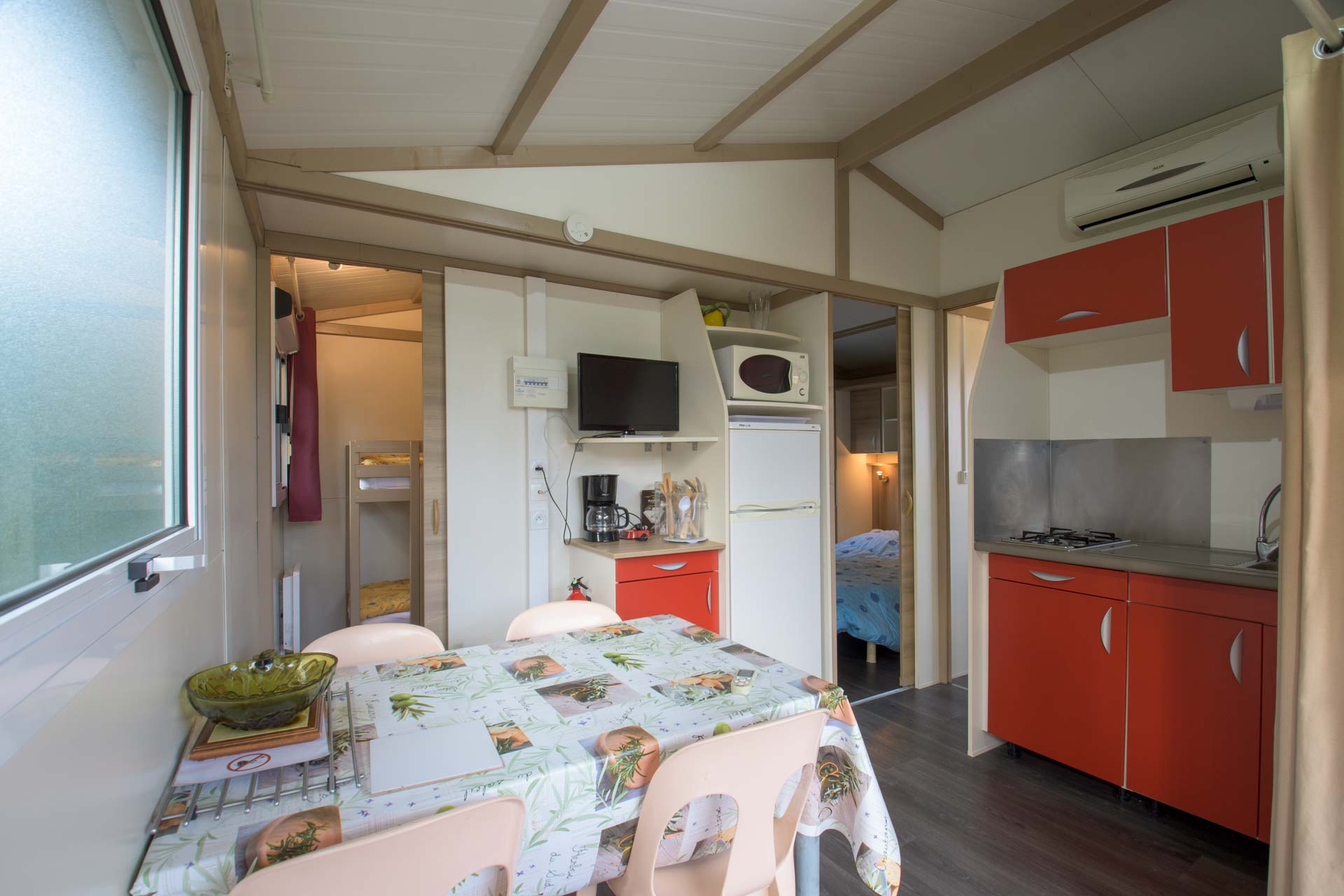 Alloggio - Chalet Nemo 22M² / 2 Camere - Aria Condizionata / Terrazzo Coperto - Camping LA VIEILLE FERME