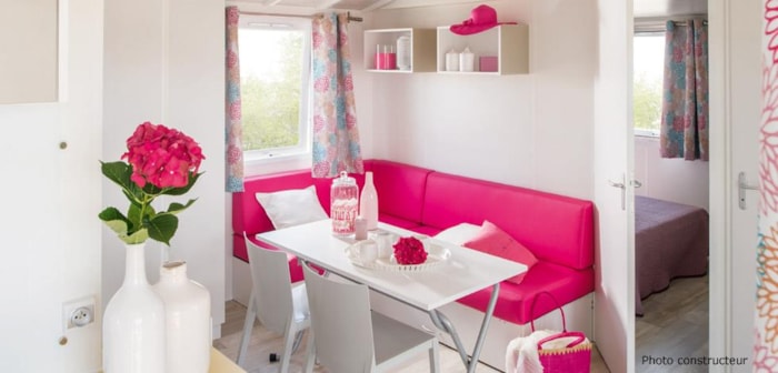 Mobilhome Kiwi 2 Chambres / Terrasse En Bois Couverte / Tv / Climatisation Réversible (2015)