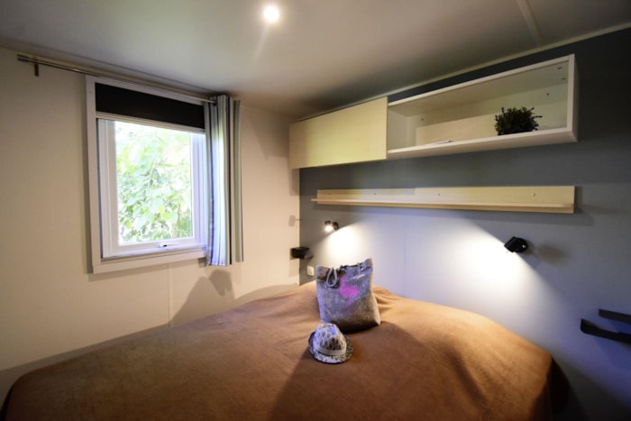Mobilhome Nectarine (2020) 2 Chambres / Terrasse Bois Couverte/ Clim Réversible/ Lave Vaisselle / Nespresso