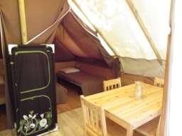 Location - Tente Lodge Amazone 22M² Sans Sanitaires Sur Pilotis - Camping Qualité le Val de Saures