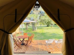 Location - Lodge Safari / 2 Chambres - Terrasse - Camping Quercy Vacances ****