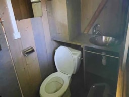 Location - Lodge Acadienne / 2 Chambres / Clim - Terrasse Couverte - Camping Quercy Vacances ****