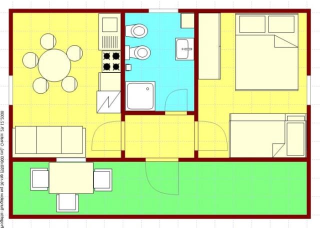 Bungalow 3 Persone