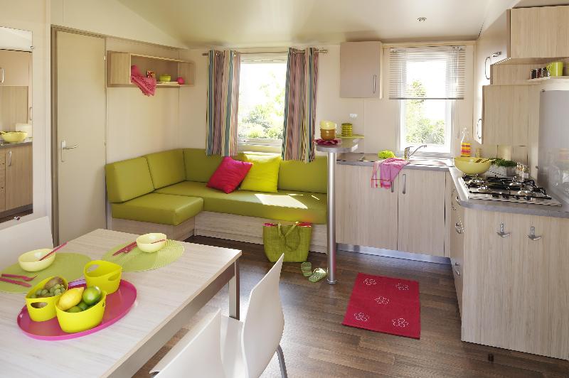Mietunterkunft - Mobilheim Super Cordelia Riviera Confort 32M² (3 Zimmer) + Tv + Terrasse - Flower Camping Vitamin