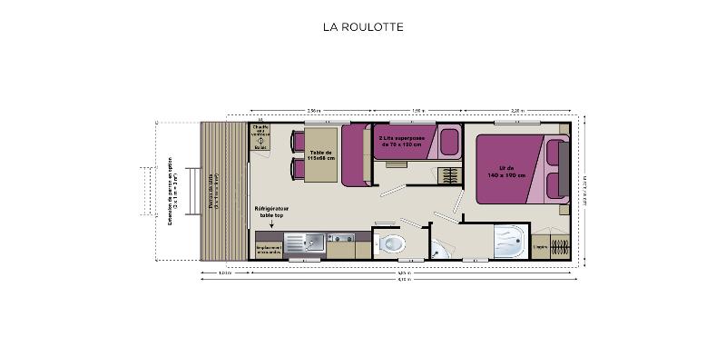 Accommodation - Gipsycar 20M² - Camping Vitamin