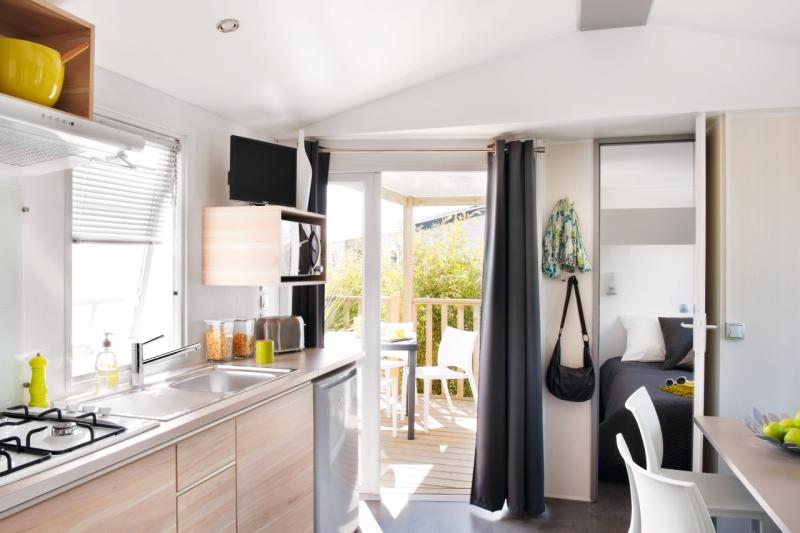 Mietunterkunft - Mobilheim O'hara Côté Confort 25M² (2 Zimmer) + Tv + Terrasse - Flower Camping Vitamin