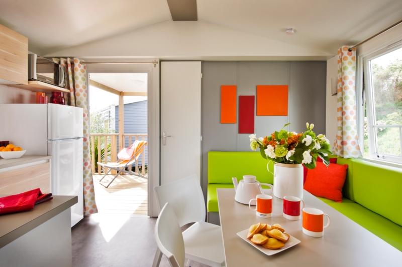 Accommodation - Mobilhome Ohara 31.1M² - 3 Bedrooms, Terrace Côté 9.2M² - Camping Vitamin