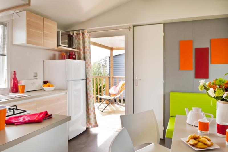 Accommodation - Mobilhome Ohara 31.1M² - 3 Bedrooms, Terrace Côté 9.2M² - Camping Vitamin