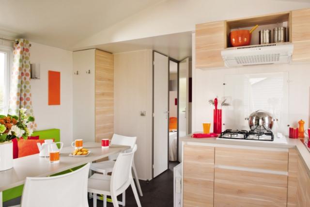 Accommodation - Mobilhome Ohara 31.1M² - 3 Bedrooms, Terrace Côté 9.2M² - Camping Vitamin