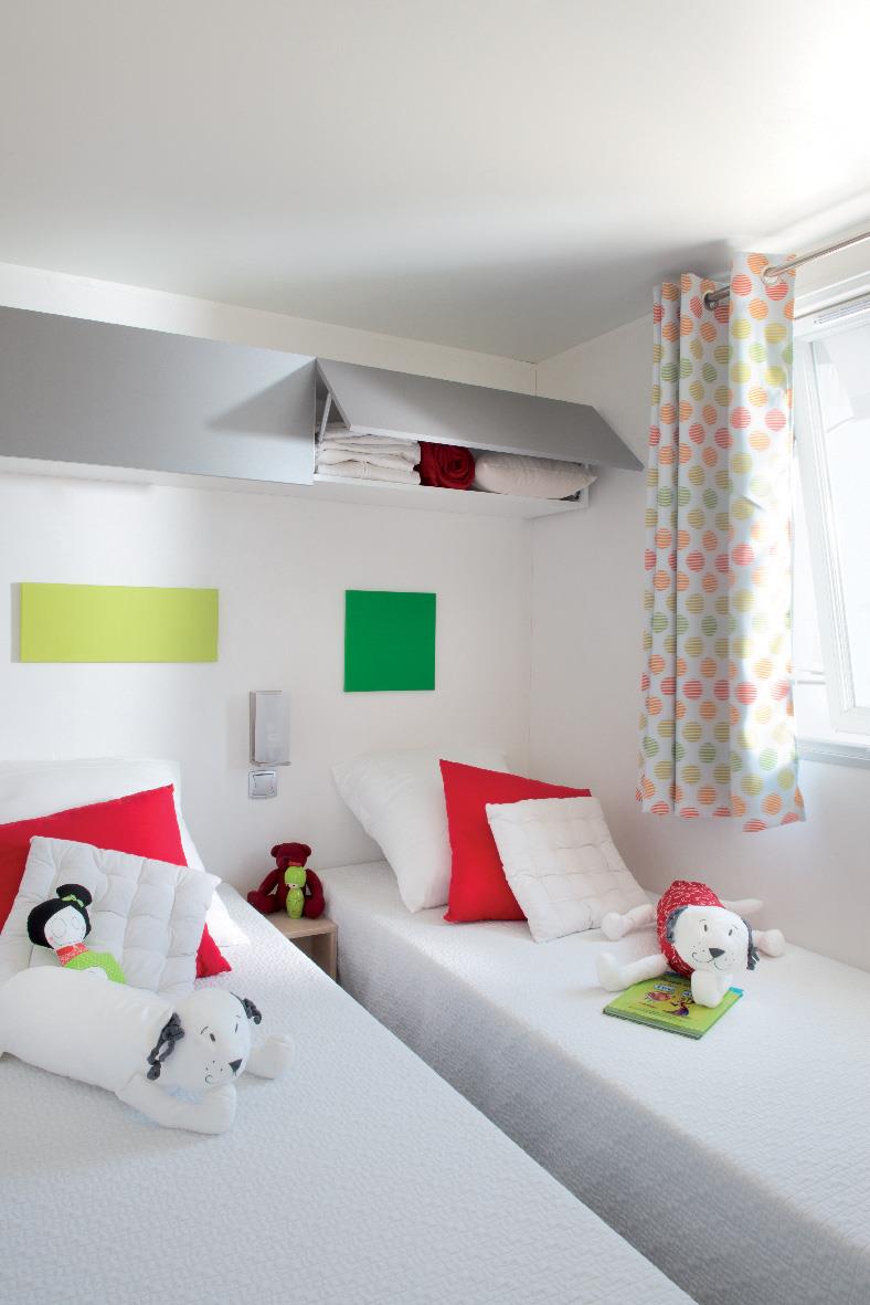 Mietunterkunft - Mobilheim O'hara Face Confort 25M² (2 Zimmer) + Tv + Terrasse - Flower Camping Vitamin