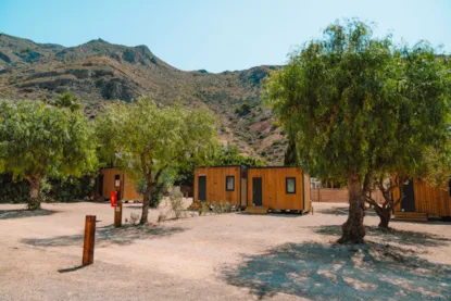 Pitch Xl With A Separate Unit With Toilet, Shower, Kitchenette And Small Fridge. Pitch Xl With A Separate Unit With Toilet, Shower, Kitchenette And Small Fridge.