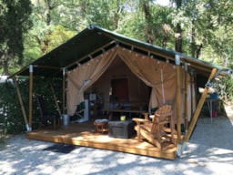 Location - Tente Lodge - - Camping Le Bivouac de l’Eygues