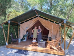 Location - Tente Lodge - - Camping Le Bivouac de l’Eygues Location - Tente Lodge - - Camping Le Bivouac de l’Eygues