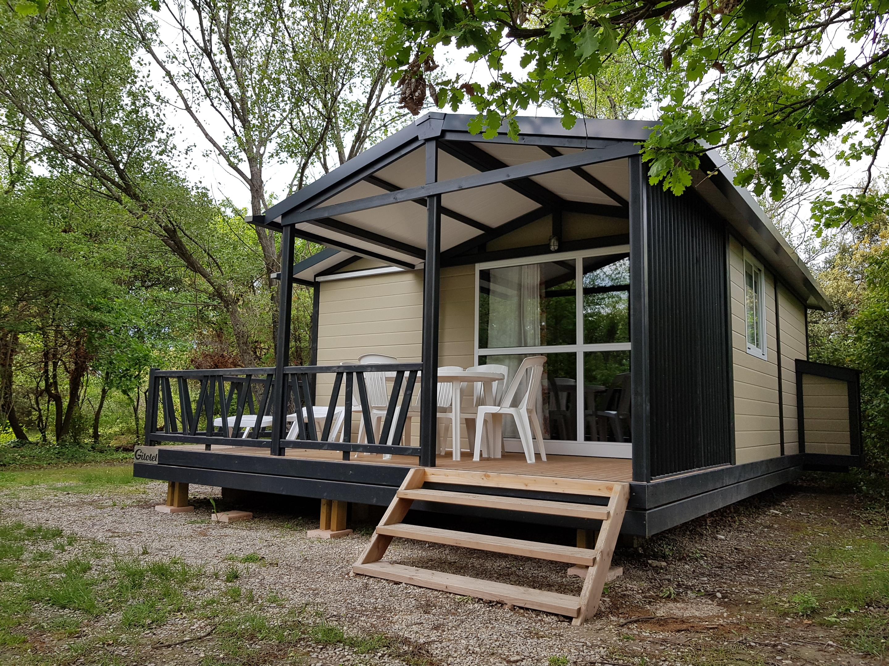 Mietunterkunft - Hütte 2 Zimmer 25 M² - Camping Les Rives de l'Aygues