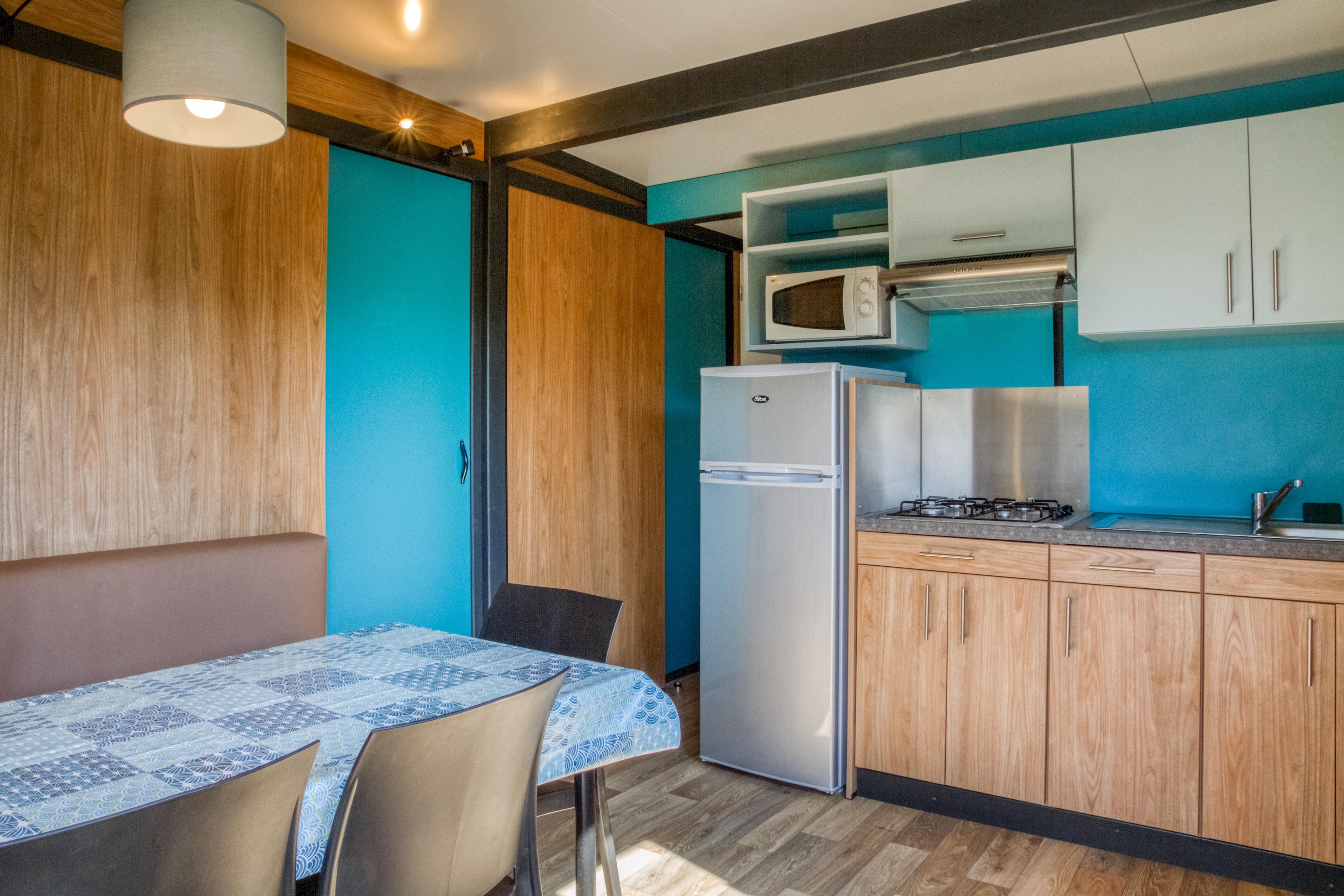 Mietunterkunft - Hütte 2 Zimmer 25 M² - Camping Les Rives de l'Aygues
