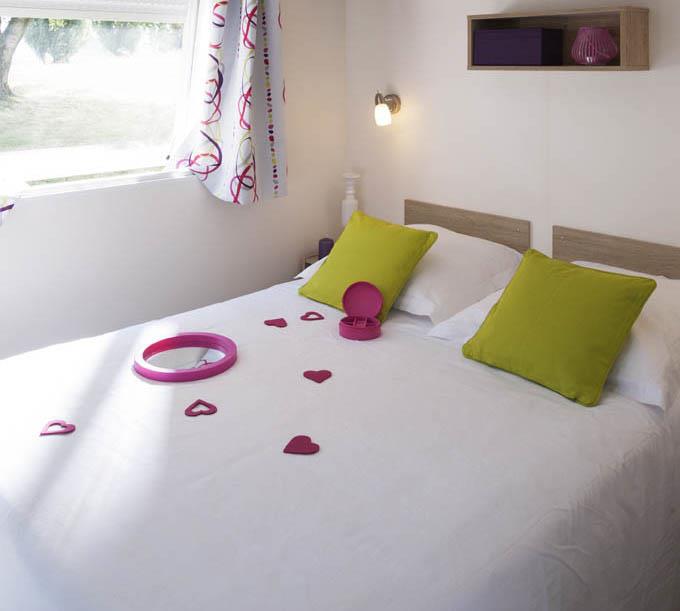 Accommodation - Mobil Home Atlantic 38M² - 3 Bedrooms, 2 Bathrooms - Camping Le Panoramic