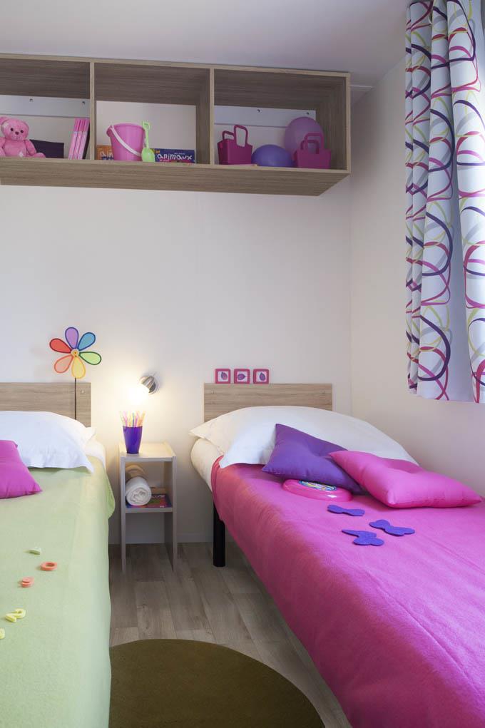 Accommodation - Mobil Home Atlantic 38M² - 3 Bedrooms, 2 Bathrooms - Camping Le Panoramic
