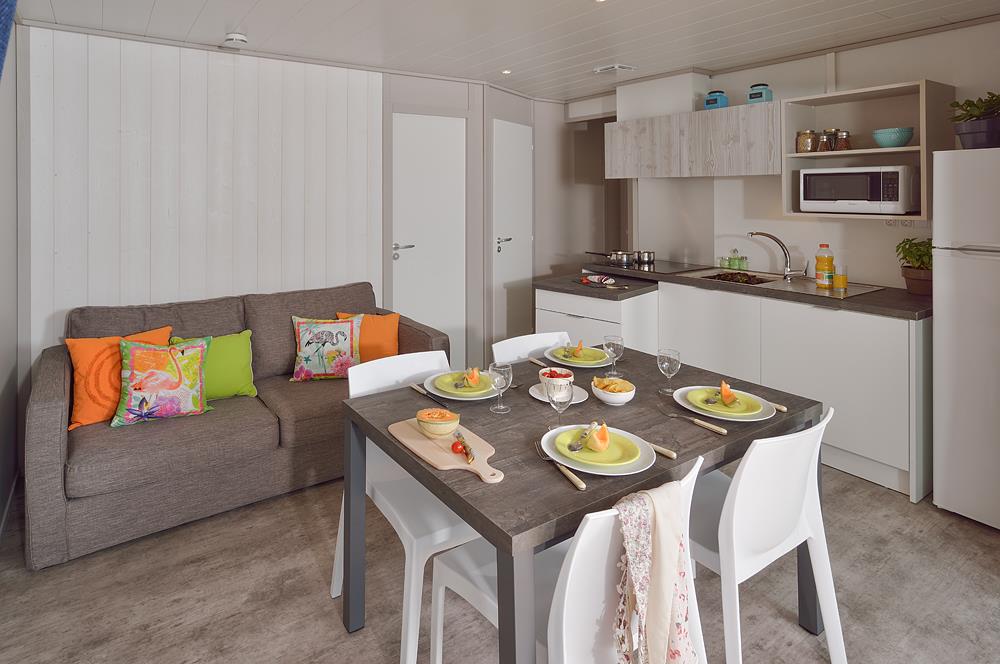 Accommodation - Chalet Casane 35M² (Tv + Dishwasher) Sheltered Terrace 15M² - Camping Le Panoramic