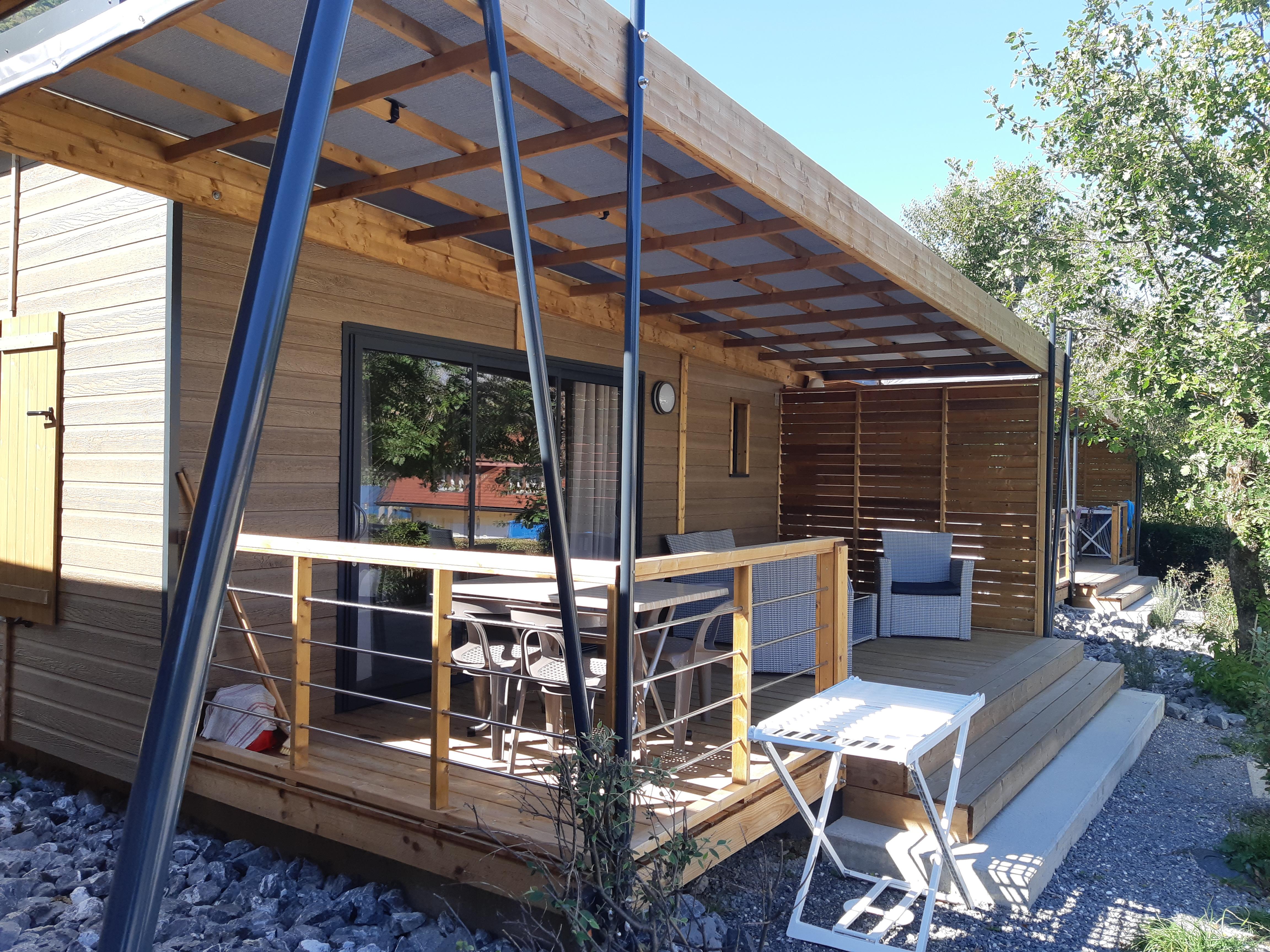Accommodation - Chalet Casane 35M² (Tv + Dishwasher) Sheltered Terrace 15M² - Camping Le Panoramic