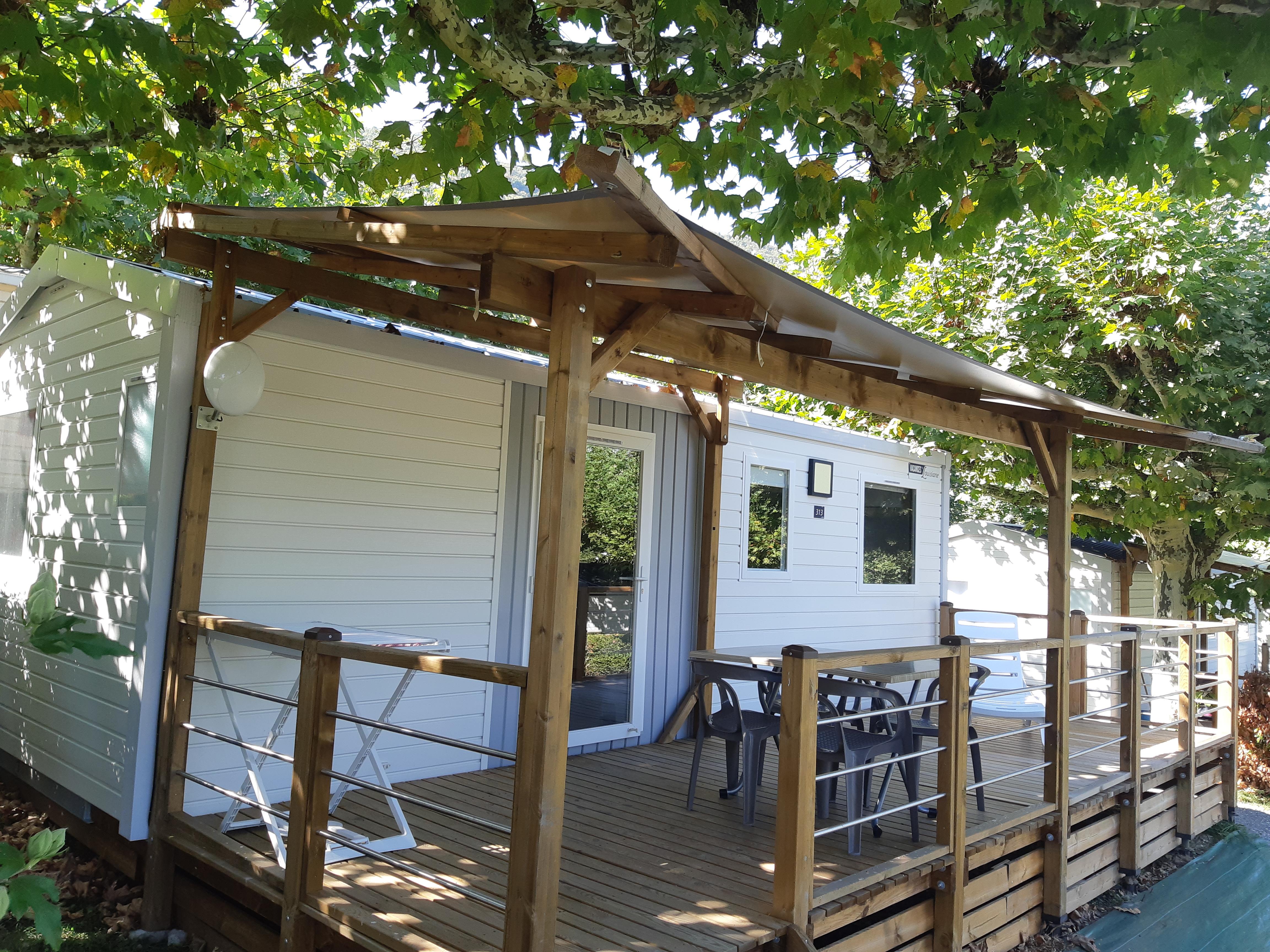 Accommodation - Mobil Home Tournette 27M² - Half-Covered Terrace Tv - Camping Le Panoramic