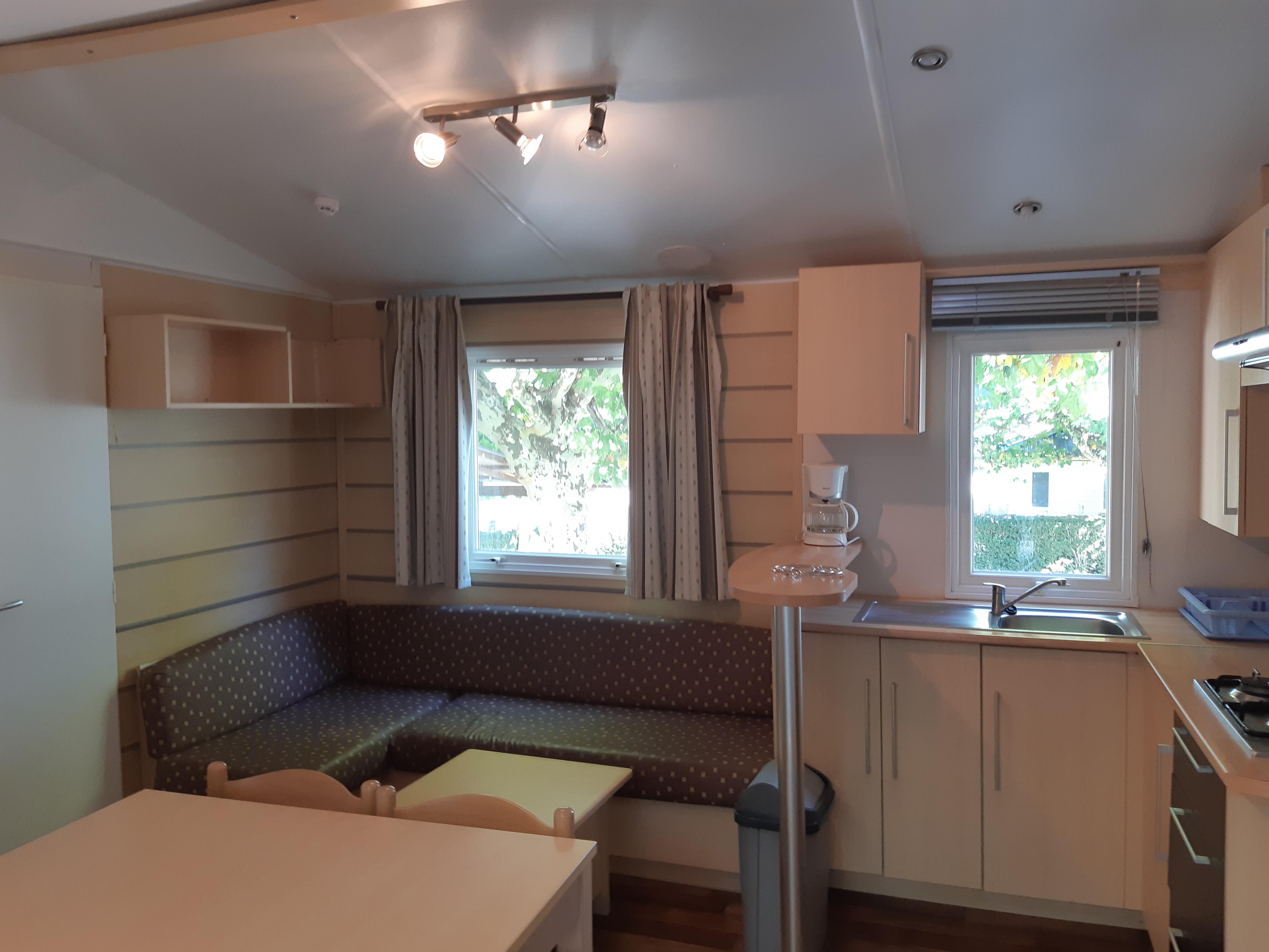Accommodation - Mobile Home Semnoz 32M² - 3 Bedrooms - Camping Le Panoramic