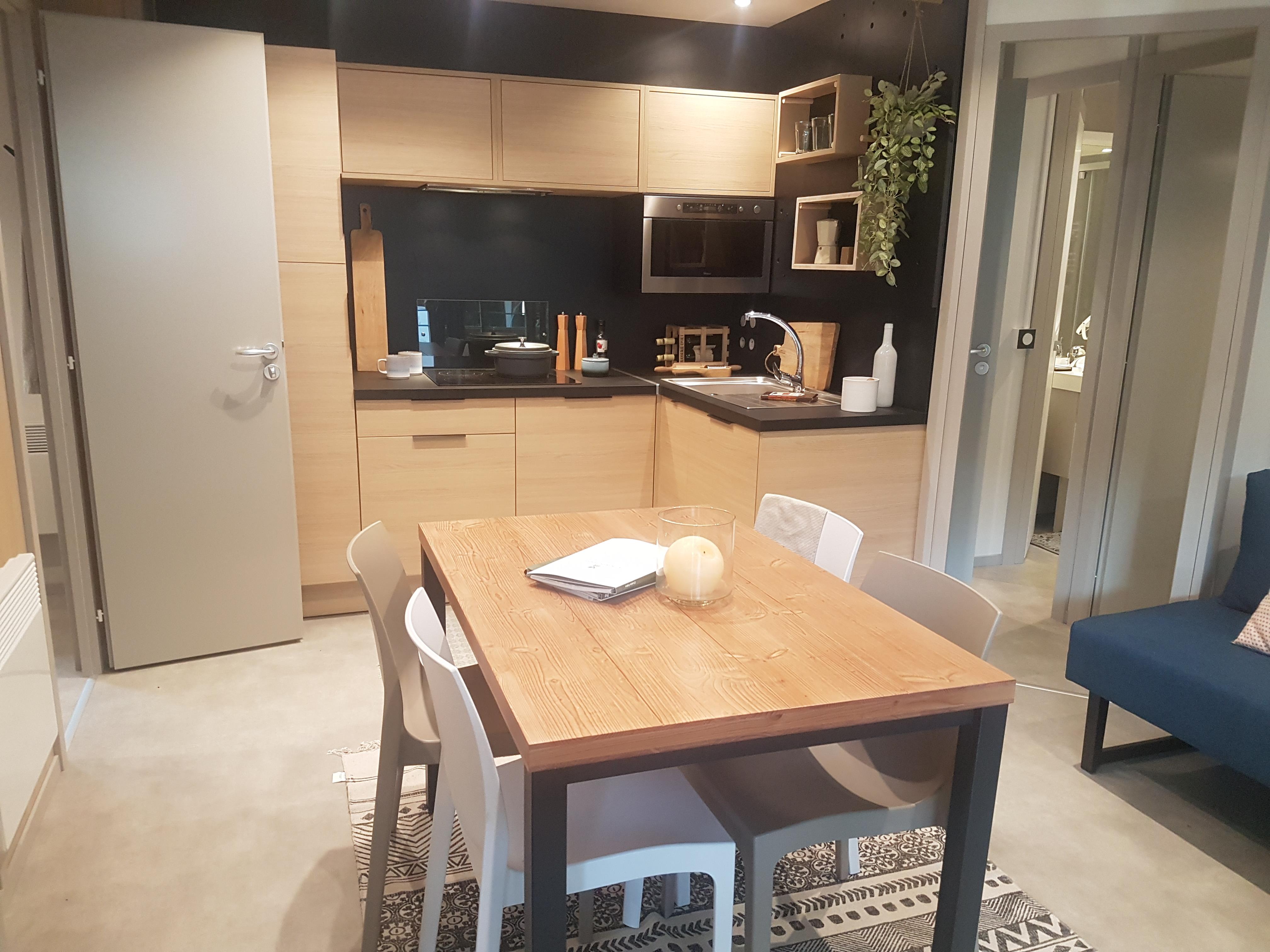 Accommodation - Chalet Lanfonnet 35M² - Camping Le Panoramic