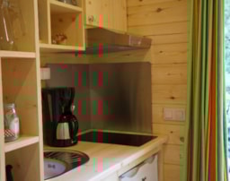 Location - Roulotte La Minoterie 1 Chambre - Camping Val de l'Eyre