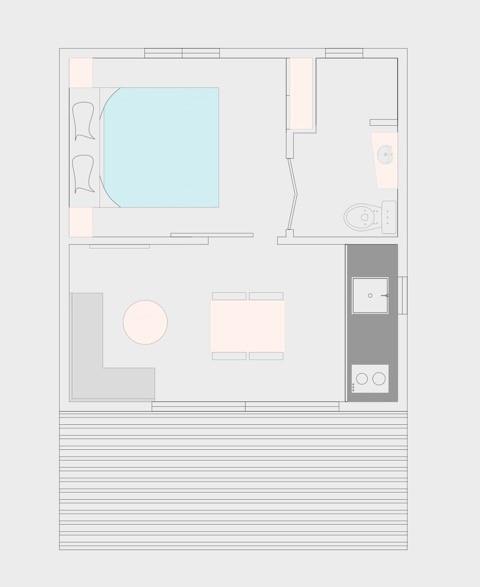 Location - La Cabane - Euronat Village Naturiste