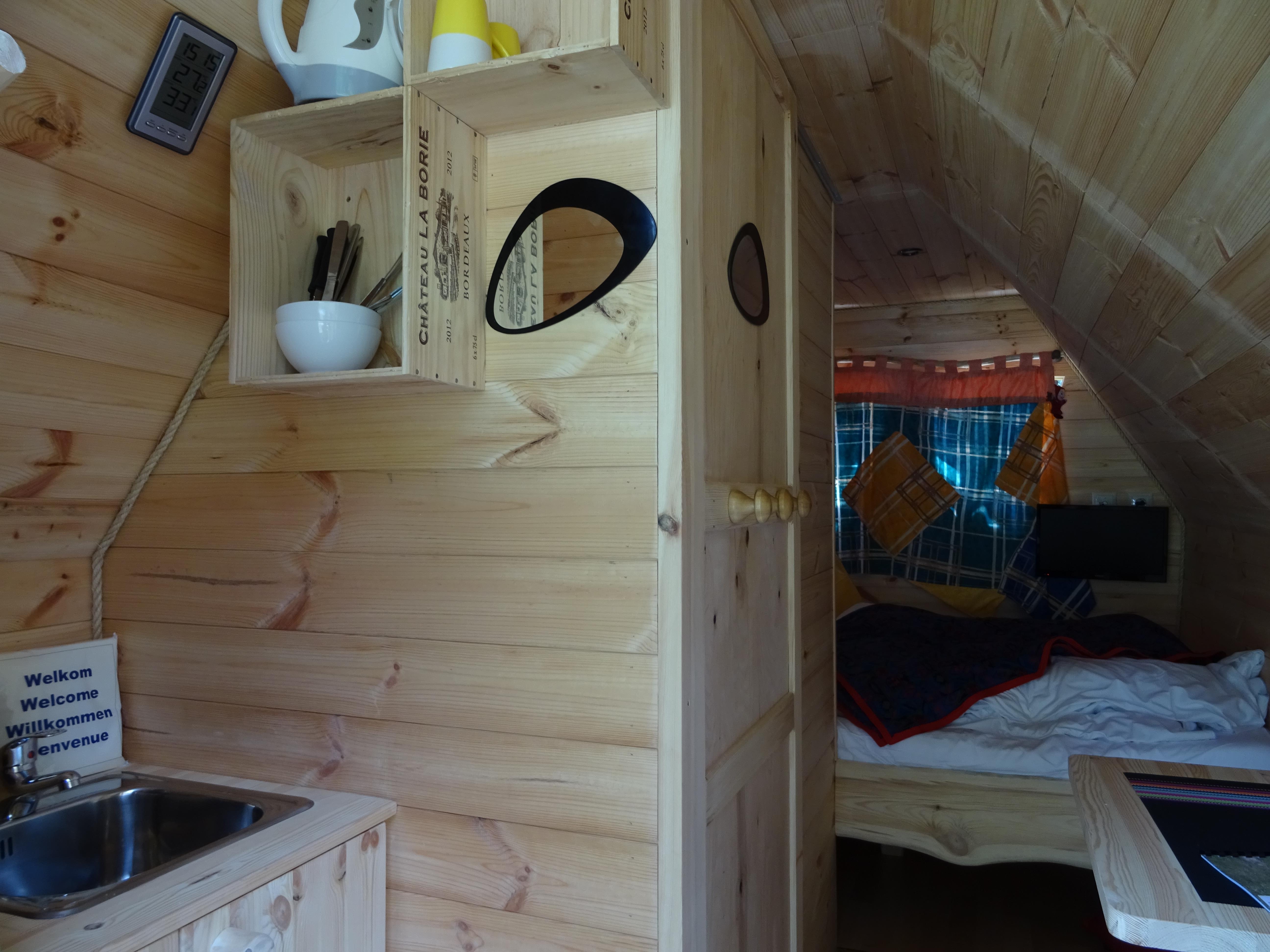 Location - Hutte De Boblâ L'esprit De La Forêt - 7M² - Camping de Belle Hutte