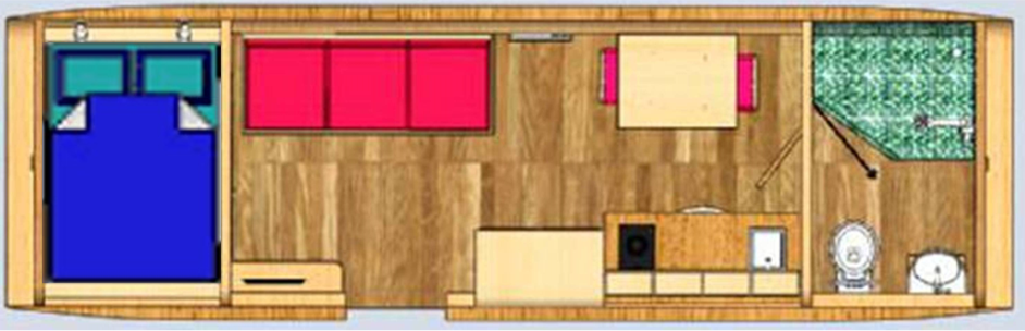 Location - Roulotte Viticole 18 M² - Camping de Belle Hutte