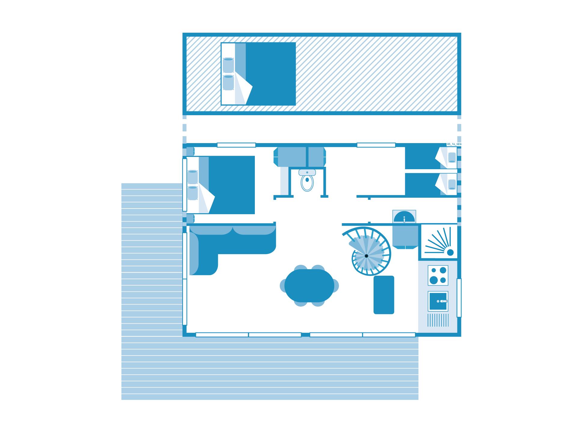 Chalet Bora Bora 2 Bedrooms Air Conditionning Premium Chalet Bora Bora 2 Bedrooms Air Conditionning Premium