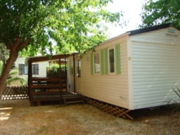 Location - Mobilhome Tradition - 2 Chambres - Clim - Tv - Camping Cap Sud