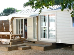 Location - Mobilhome Tradition - 2 Chambres - Clim - Tv - Camping Cap Sud