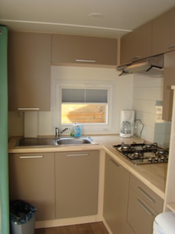 Location - Mobilhome Tradition - 2 Chambres - Clim - Tv - Camping Cap Sud