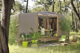 Location - Bungalow Toilé Insolite Maori (Sans Sanitaires) - Camping Cap Sud