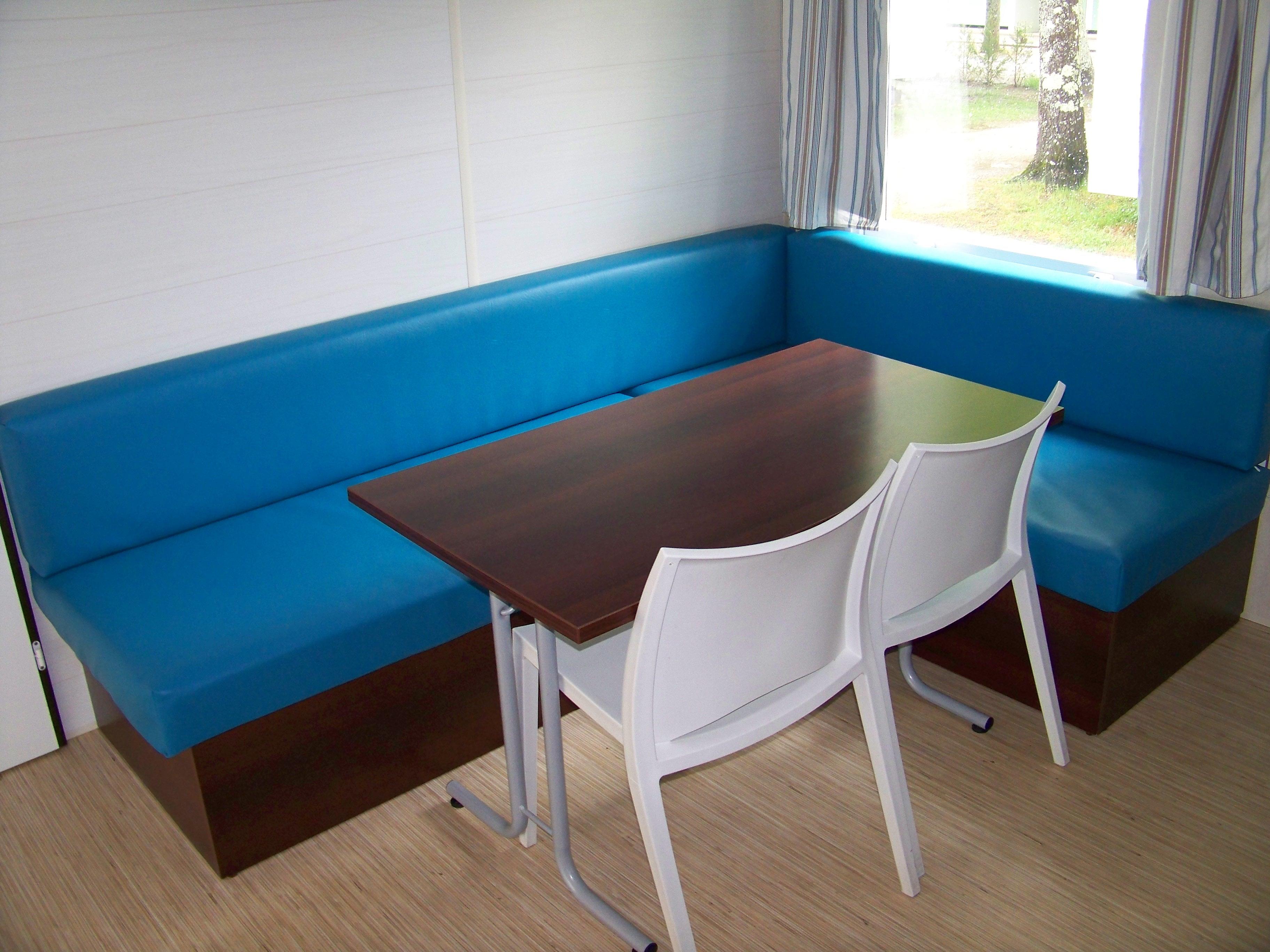 Location - Mobilhome Loft Avec Terrasse Couverte (4 Adultes Maxi) - Camping les PEUPLIERS