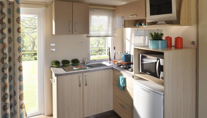Location - Mobilhome Loft Avec Terrasse Couverte (4 Adultes Maxi) - Camping les PEUPLIERS