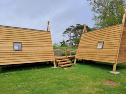 Location - Cabane Tipi 12M², 2 Chambres 2023 Sans Sanitaire Privatif - Camping Kerlaz