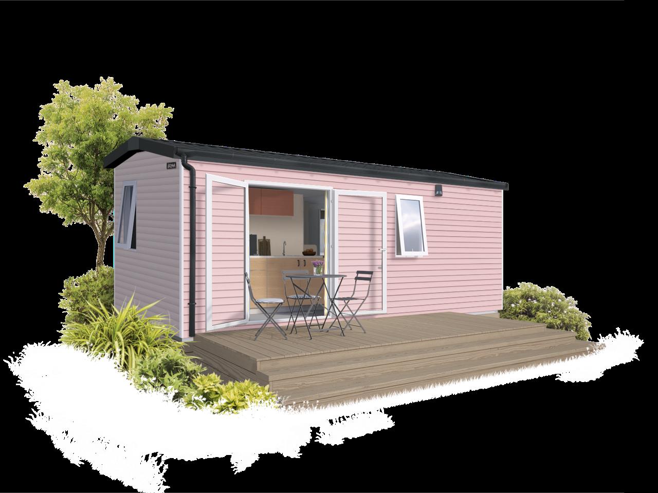 Mietunterkunft - Cottage Pink (2 Zimmer) - Airotel Camping de La Côte d'Argent Mietunterkunft - Cottage Pink (2 Zimmer) - Airotel Camping de La Côte d'Argent