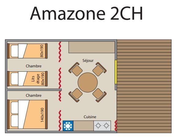 Tenda 2 Camere Amazone Confort (2014) 20M²