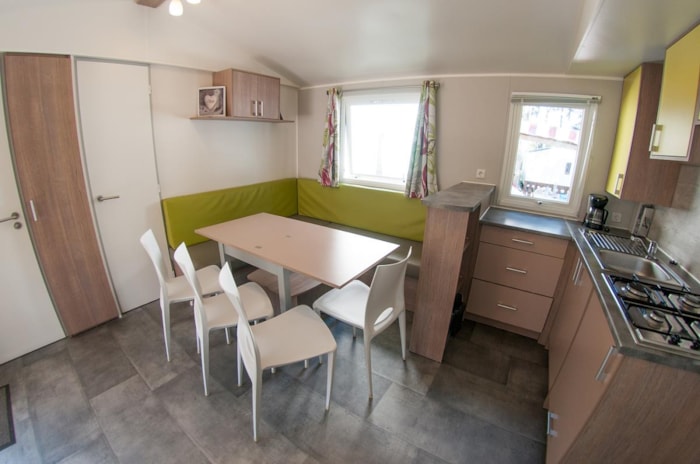 Eco Mobilhome 3 Chambres Magdalena ++ (2012) 33M² + Terrasse Semi-Couverte