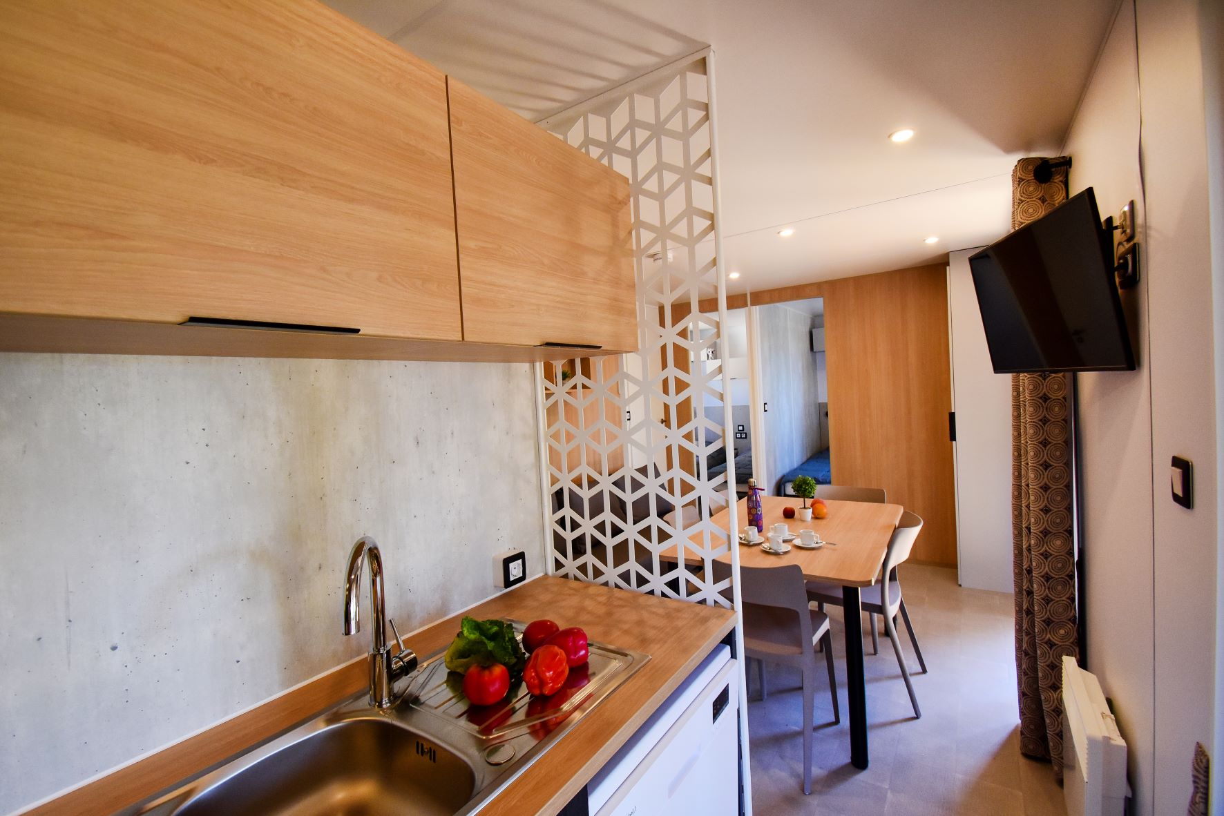 Accommodation - Mobile-Home Belvédère 3 Bedrooms With Seaview - Camping Plage du Dramont
