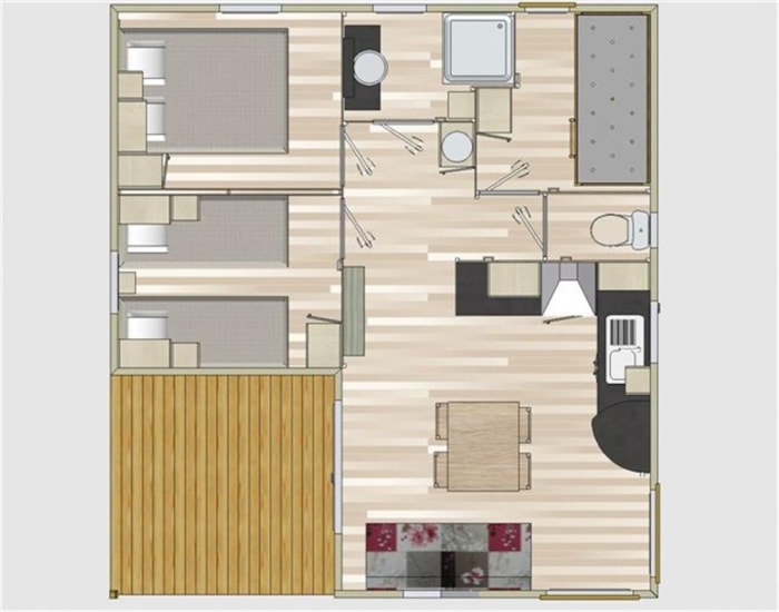 Chalet Vanille 32M² (3 Camere)
