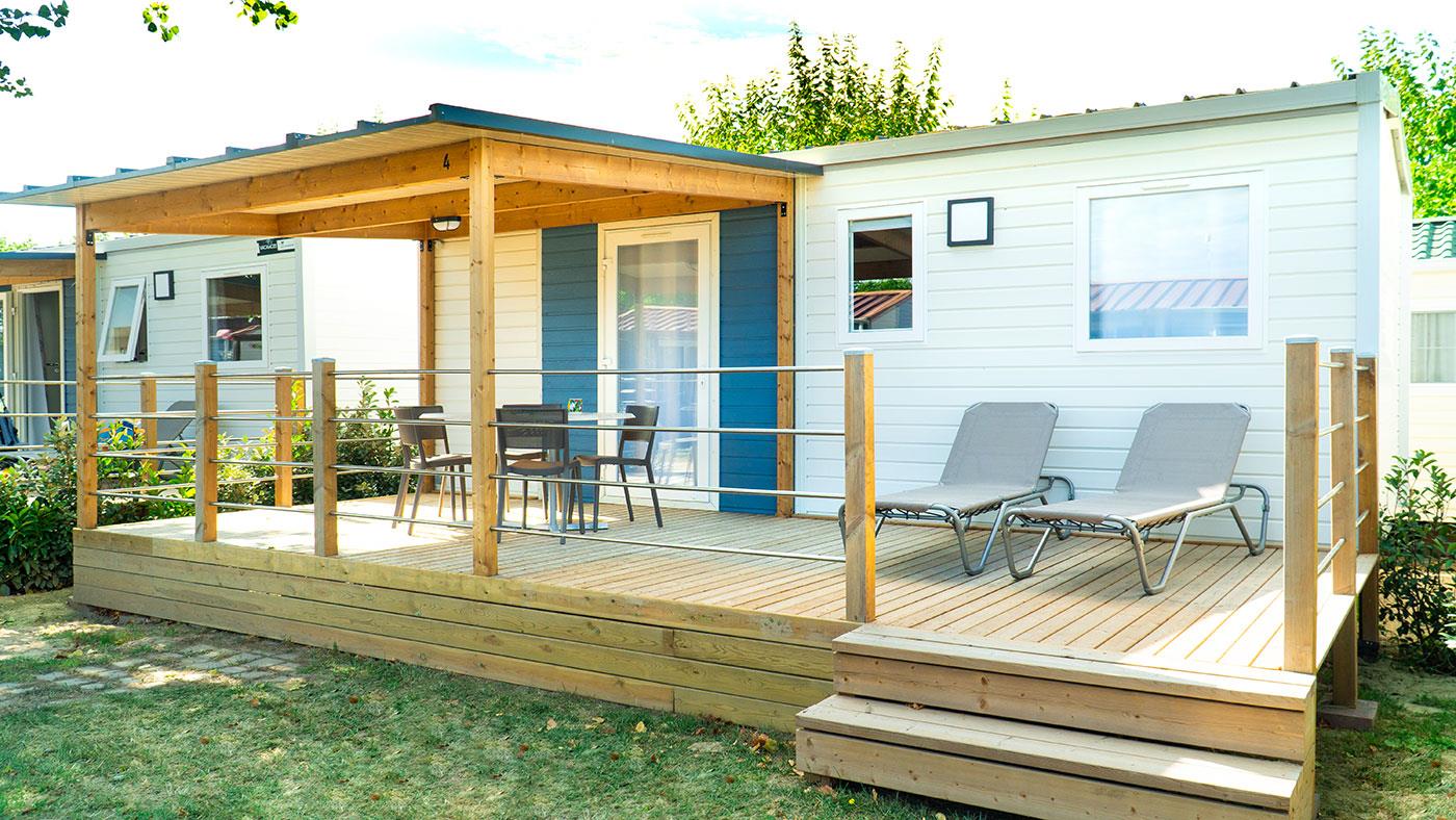 Huuraccommodatie - Stacaravan Green - Camping L'Amfora Huuraccommodatie - Stacaravan Green - Camping L'Amfora