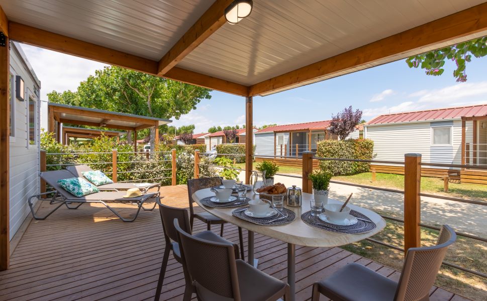 Accommodation - Mobilhome Green - Camping L'Amfora Accommodation - Mobilhome Green - Camping L'Amfora