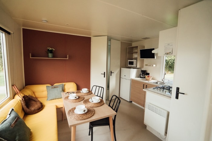 Mobil-Home Konfort 28/32 M² (2 Habitaciones) + Terrazza Semi-Coperta
